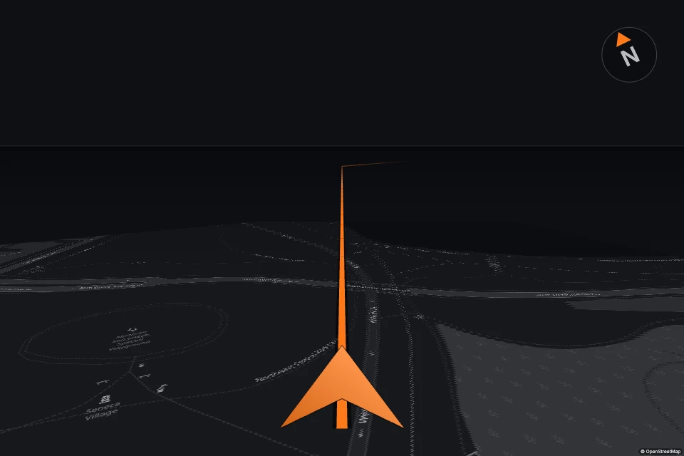 3D Route gauge rendered by GaugeReel